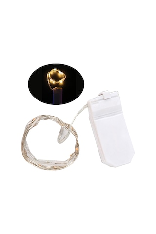 Pil Kutusu İle Led Peri Işıkları Gümüş Bakır Tel Sıra Lambası Hediye Kutusu Düğün Merkezi Parçası Parti Noel Masa Dekoru