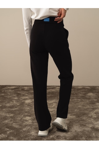 Xint Siyah Pamuk Dokulu Oversize Sweat Pantolon 470400