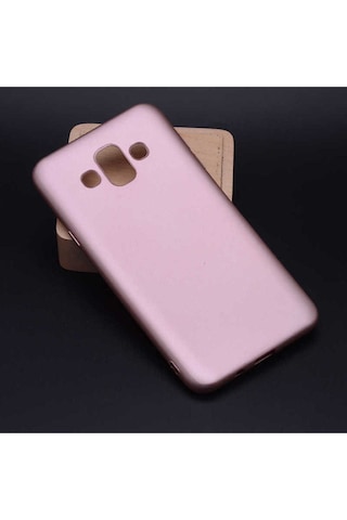 Galaxy J7 Duo Kılıf Zore Premier Silikon Kapak Rose Gold