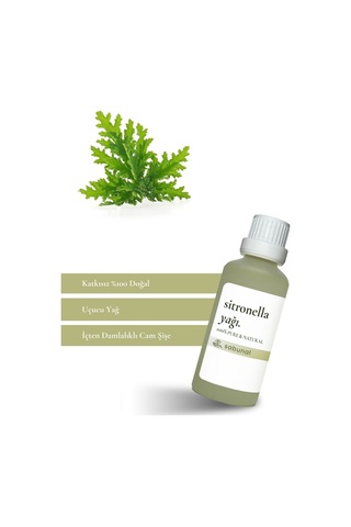 Sabunal Sitronella Yağı 50 ML - Sinek Kovucu ve Doğal Ferahlatıcı Yağ