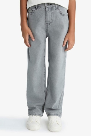 Defacto Erkek Çocuk Wide Leg Düz Paça Jean Pantolon F2836a825aunm55 Gri