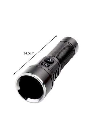 Mso Profesyonel 50watt Uv 365nm Değerli Taş Type-c Led Fener Siyah