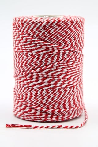 Beyaz Kırmızı İki Renkli Marteniçka- Paket İpi (2-3mm-200g ) 10 Mt Beyaz Kırmızı İki Renkli Marteniçka- Paket İpi (2-3mm-200g ) 10 Mt