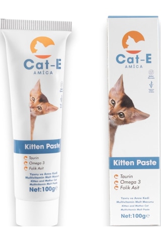 Amica Cat-e Kitten Paste Yavru ve Anne Kediler İçin Mal Macunu