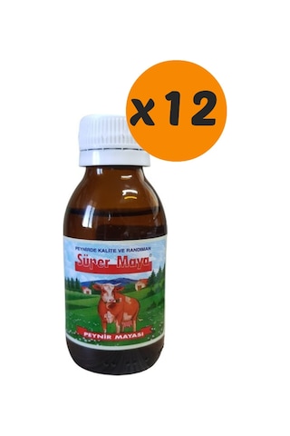 Süper Maya Peynir Mayası 12 x 100 ML