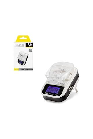 Batarya Şarj Aleti Akrep Usbli Akıllı Lcd Ekranlı 1A 5W Aurıs Ars Batarya Şarj Aleti Akrep Usbli Akıllı Lcd Ekranlı 1A 5W Aurıs Ars