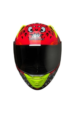 Mts M-801 Demon Fullface Güneş Vizörlü Motosiklet Kaskı Kırmızı