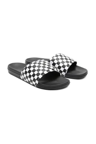 Vans Mte La Costa Slide-on Vn0a5hf527ı1- Checkerboard Truwht/blk Çok Renkli