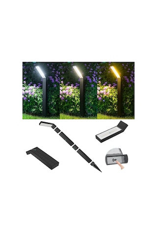 Forlife 15 W Fonksiyonel Solar Çim / Bahçe Aydınlatma Armatürü