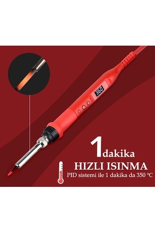 Tussle 80 Watt Dijital Ayarlı Kalem Havya