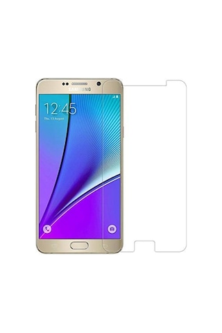 Samsung Uyumlu Galaxy Note 5 Nano Kırılmaz Cam Ekran Koruyucu Şeffaf