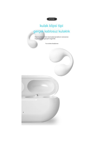 Eternal Luck T7500 Klipsli Bluetooth 5.3 Kulak Üstü Kulaklık