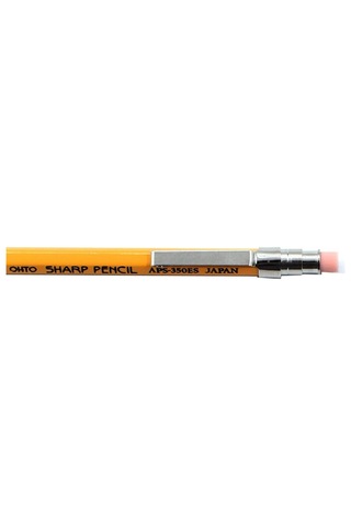 Ohto Wood Sharp Mini Mekanik Kurşun Kalem 0.5mm Sarı Aps-350es