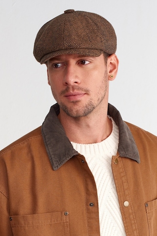 Külah Erkek Kamel Balıksırtı Kasket 8 Parça Peaky Blinders Şapka