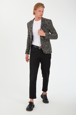 Sposo 5118 Dar Kalıp Kışlık Siyah Erkek Blazer Ceket Siyah