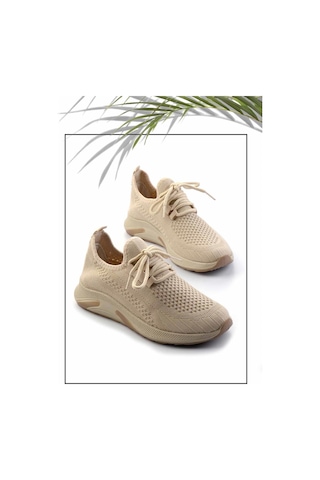 Bambi Bej Kadın Sneaker K01590010182 Bej