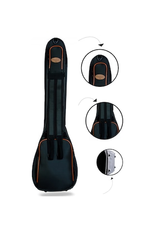 48-51 Tekne 1. Sınıf Uzun Sap Divan Bağlama Saz Kılıfı Gigbag