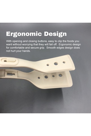 Symbee Kırmızı Çift Fonksiyonlu Islak Yemeği Kırpan Ve Tutan Silikon Mutfak Aleti - Izgara, Omlet, Pizza, Biftek İçin Sıcak Dayanıklı Uzun Kollü Çok Renkli