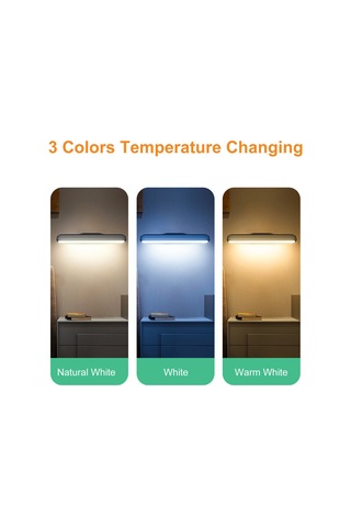Maiyame Beyaz Usb Şarjlı Dolap Lambası - 42 Led, Dokunmatik & Kumandalı Kontrol, 3 Renk Tonu, Parlaklık Ayarlı, 10/30 Dakika Zamanlayıcı, Manyetik Taban Beyaz