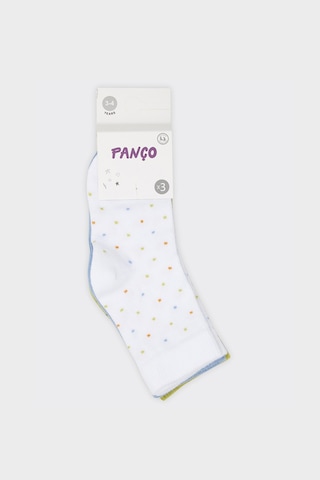 Panço Erkek Çocuk Puantiyeli Soket Çorap Renkli 2412BK11006