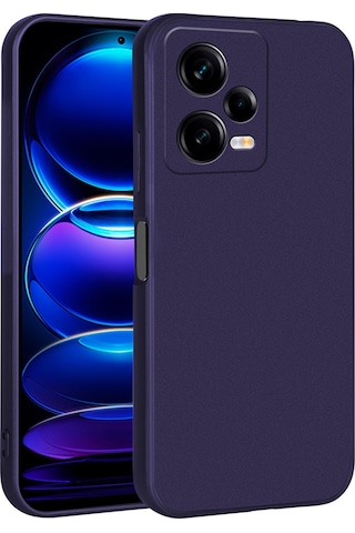 Xiaomi Redmi Note 12 Pro 5g Kılıf Zore Premier Silikon Kapak Lacivert