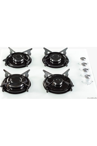 Alveus Ecoplus AF860 - A10 - AD07 Beyaz Ankastre Set