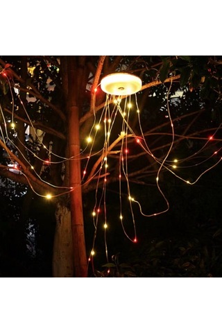 Geeroyoo Uzun Süre Sarjlı Çadır Feneri, Dış Mekan Kullanıma Uygun, Manyetik Asma Fonksiyonu, Acil Ve Stüdyo Işığı, 20 Metre Uzunlukta Islak Işık Çok Renkli