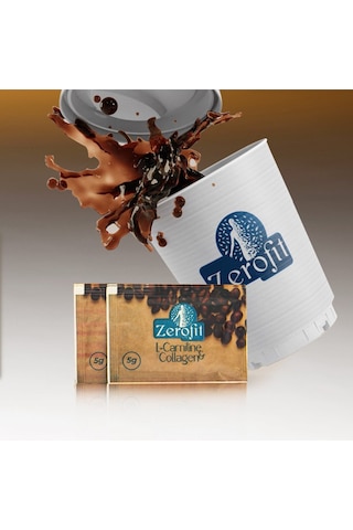 Zerofit Kolajen & L'carnitine Ekstratlı 30 Şase Form Kahve 150 Gr Detoks