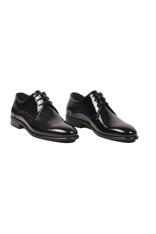 Ayakmod Siyah Rugan Hakiki Deri Erkek Klasik Ayakkabı 3265 M Siyah Rugan