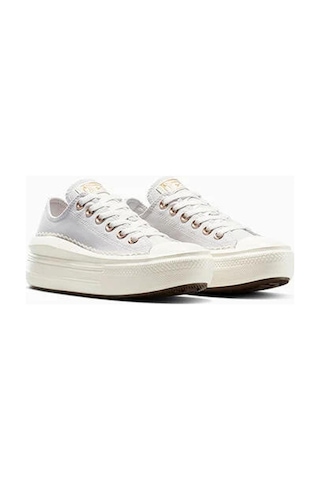 Converse Chuck Taylor All Star Move Platform Lace Trim Kadın Günlük Spor Ayakkabı C-cona15494b10095 Gri