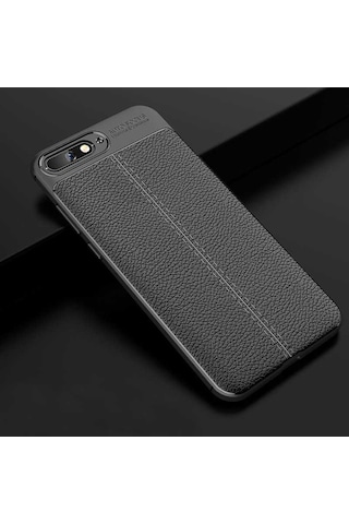Huawei Y6 2018 Kılıf Zore Niss Silikon Kapak Lacivert