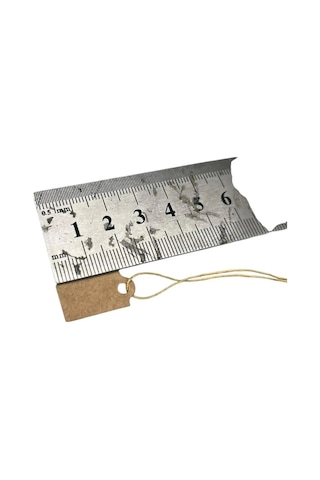 Yerli Üretim Küçük Boy Kraft Renk 2 /1 Cm 80 Adet Karton İpli Fiyat Etiketi Çok Renkli