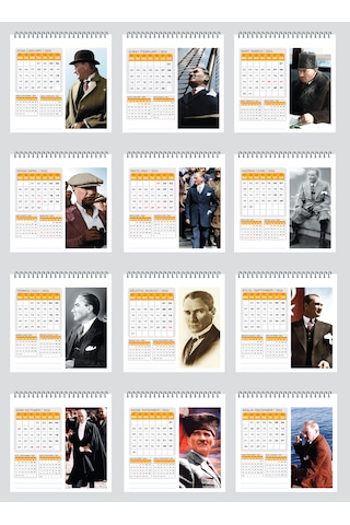 2026 Atatürk Masa Takvimi-16x15 Cm