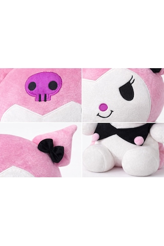 30 Cm Küçük Boy Pembe Kuromi Peluş Oyuncak Pembe