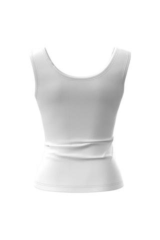 Calvin Klein Ck Kadın Beyaz Kolsuz Bluz-13662 Beyaz