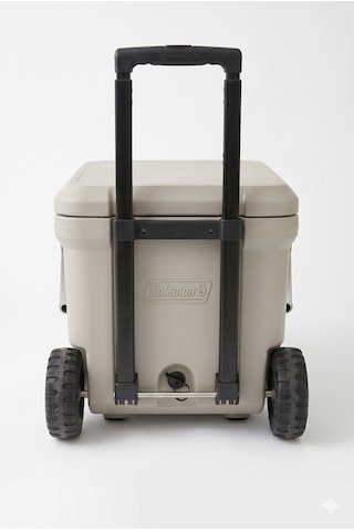 Coleman Pro 55qt Tekerlekli Termos Buzluk 52 L Kum Rengi 5 Gün Buz Tutma Bej