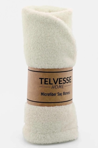 Alastor Saç Havlusu Kalın Mikrofiber Havlu Bej Renginde Bej