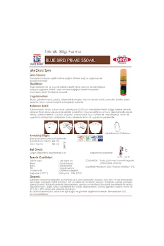 Blue Bird Robotta Spot Lifter Leke Çıkarıcı 550 ML