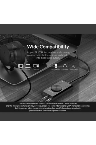 Youtek Usb Dışarıdaki Ses Kartı, Bilgisayar Ve Dizüstü İçin Kulaklık Çevirici, Ses Seviyesi Ayarlanabilir, Sürücü Gerektirmeden Tak Ve Kullanın