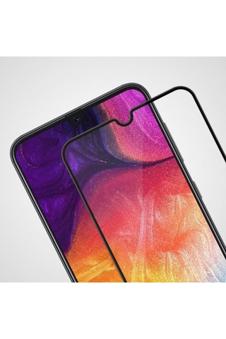 Samsung Uyumlu Galaxy A70 Tam Kaplayan 6D Nano Kırılmaz Cam Ekran Koruyu