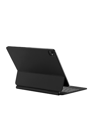 Bix Ik08p Manyetik Bluetooth Klavyeli İpad Kılıfı Çoklu Dokunmatik Yüzeyli 3 Kademeli Arka Aydınlatmalı İpad Pro Uyumlu Siyah