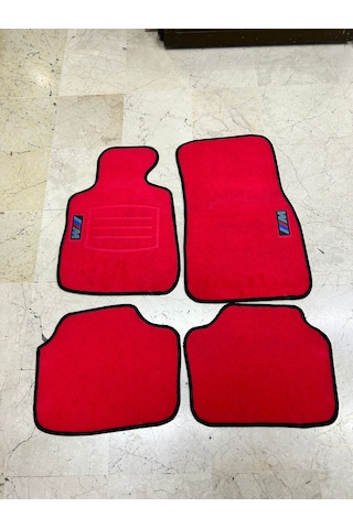 Bmw E30 E36 E46 E90 E92 F30 G20 Kırmızı Halı Paspas Takımı