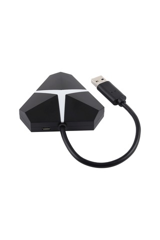 Sones 5gbps Süper Hızlı 4 Portlu Usb 3.0 Hub Adaptörü, Kablo Uzunluğu: Yaklaşık 20 Cm Siyah