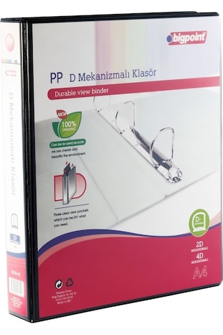 Bigpoint 2D Mekanizmalı Klasör 5 cm Siyah