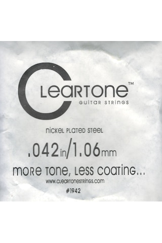 Cleartone Electric Single .042 Elektro Gitar Tek Tel