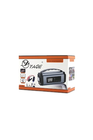 Çok Fonksiyonlu Oto - Araç Takviye Set Taşınabilir 120w Dijital Ekran Powerbank Özellik - Fener - Cob - Pusula Yg-898 5250