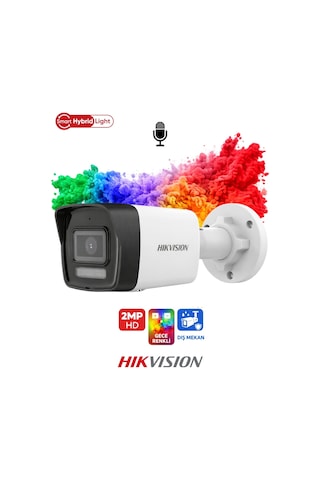 Ds-2cd1023g2-lıuf 2mp Poe Hybrid Light Güvenlik Kamerası Sesli Ve Renkli