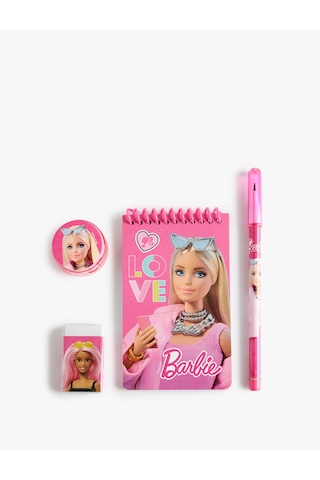 Koton Lisanslı Barbie Kırtasiye Seti Pembe 7wak70355aa