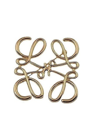 1 Adet Şanslı Çin Tarzı Broş Pins Kare Şekilli İskelet Altın Kadınlar İçin Basit Broşlar Takım Elbise Broş Pin Takı Eşarp Toka Kazak Pins Aksesuar Çok Renkli