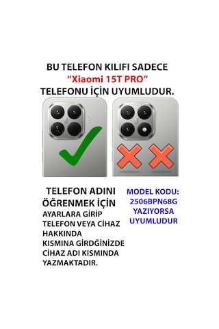 Xiaomi Mi 15t Pro Uyumlu Yalnız Kurt Göktürk Baskılı Silikon Kılıf